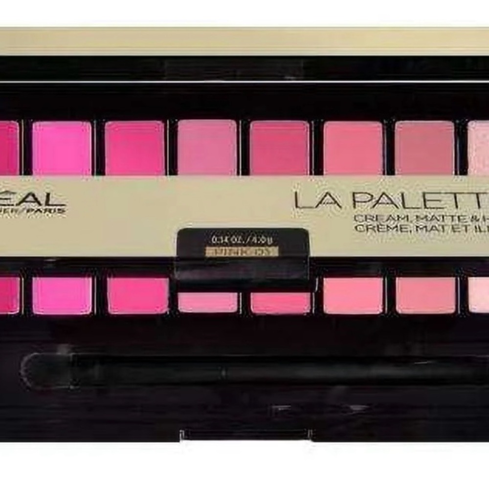 L’Oreal La Palette/Lip Cream, Matte & Highlighter Color: Pink01